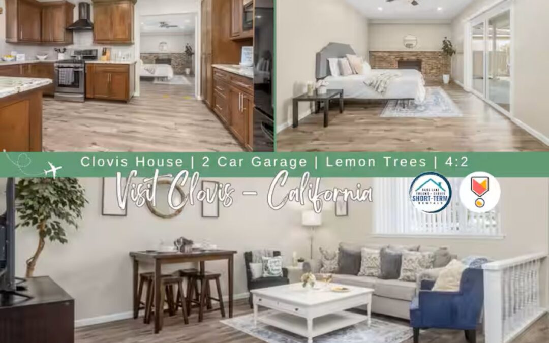 Clovis House | 2 Car Garage | Lemon Trees | 4:2