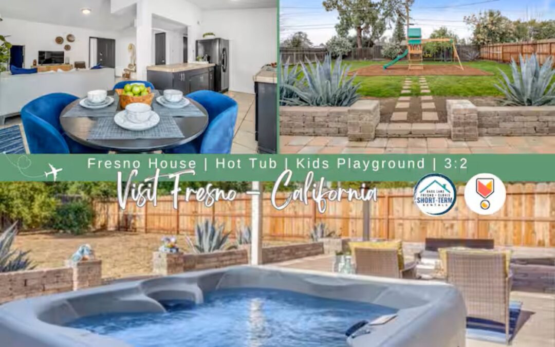 Fresno House | Hot Tub | Central Location | 3:2