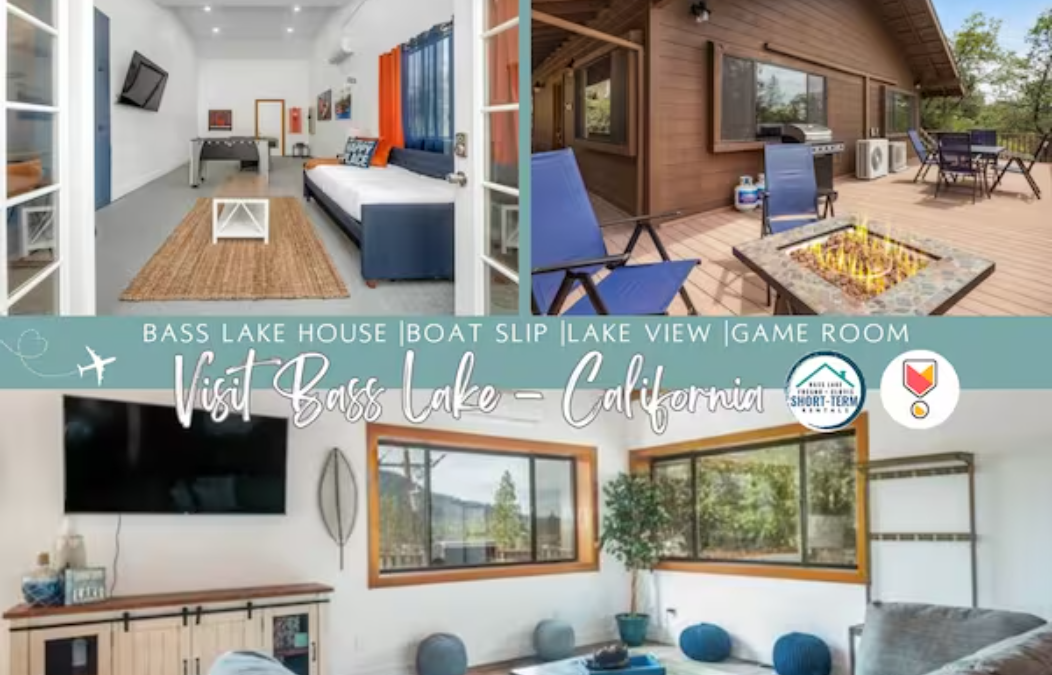 Bass Lake House|Lake View|Game Room|Fall Discount!