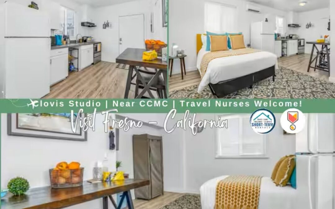 Clovis Studio | Near CCMC | Travel Nurses Welcome!